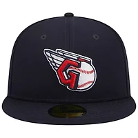 MLB Cleveland Guardians Primary Logo 2019 All-Star Game Team Color 59FIFTY Fitted Hat