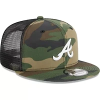 MLB Atlanta Braves Woodland Trucker 9FIFTY Snapback Hat