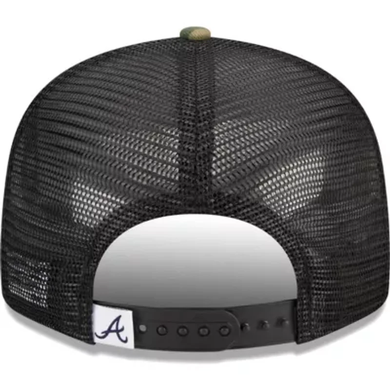 MLB Atlanta Braves Woodland Trucker 9FIFTY Snapback Hat