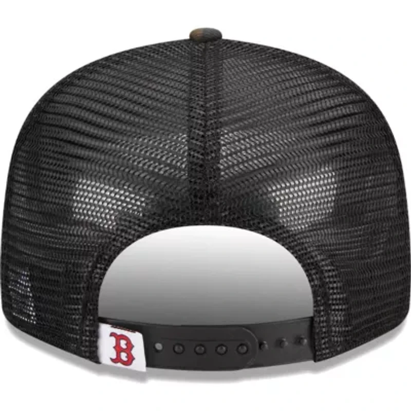 Boston Red Sox MLB Boston Sox Woodland Trucker 9FIFTY Snapback Hat