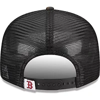 Boston Red Sox MLB Boston Sox Woodland Trucker 9FIFTY Snapback Hat
