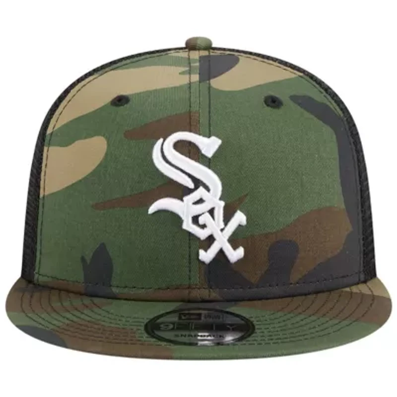 Chicago White Sox MLB Chicago Sox Woodland Trucker 9FIFTY Snapback Hat