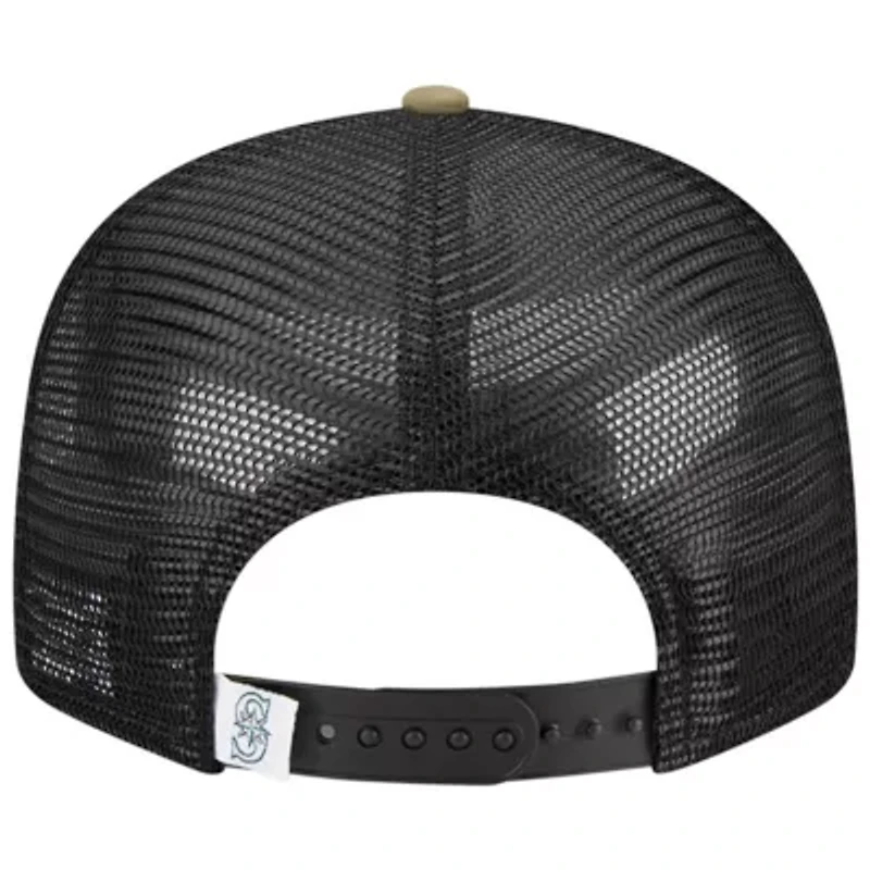 MLB Seattle Mariners Woodland Trucker 9FIFTY Snapback Hat