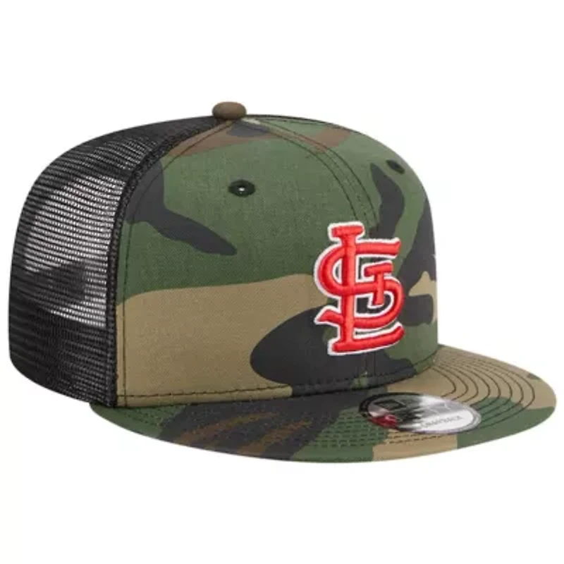 MLB St. Louis Cardinals Woodland Trucker 9FIFTY Snapback Hat