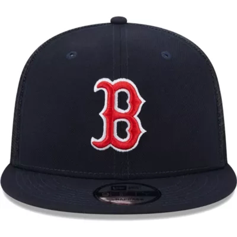 Boston Red Sox MLB Boston Sox Team Color Trucker 9FIFTY Snapback Hat