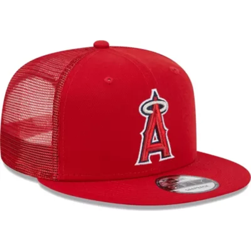 MLB Los Angeles Angels Team Color Trucker 9FIFTY Snapback Hat