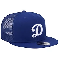 MLB Los Angeles Dodgers D Logo Team Color Trucker 9FIFTY Snapback Hat