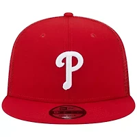 MLB Philadelphia Phillies Team Color Trucker 9FIFTY Snapback Hat