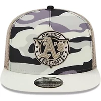 Oakland Athletics MLB Athletics Chrome A-Frame 9FIFTY Trucker Snapback Hat