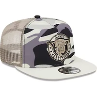 MLB San Francisco Giants Chrome A-Frame 9FIFTY Trucker Snapback Hat