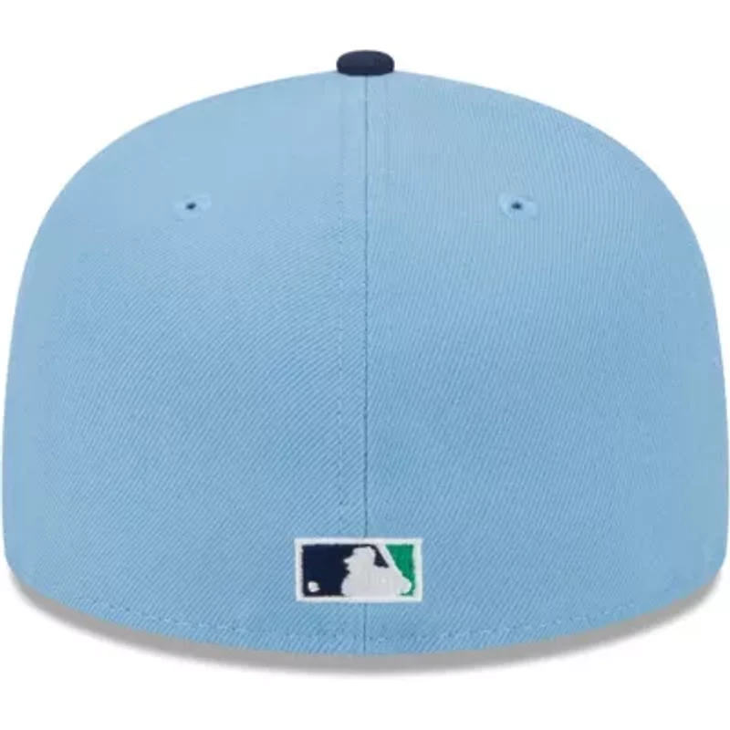 MLB Light Blue/Navy New York Mets Undervisor 59FIFTY Fitted Hat