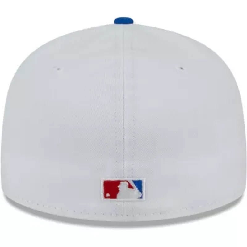 MLB White/Red Los Angeles Dodgers Undervisor 59FIFTY Fitted Hat