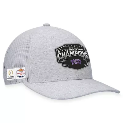 NCAA Heather TCU Horned Frogs NCAA Football Playoff 2022 Fiesta Bowl s Adjustable Hat