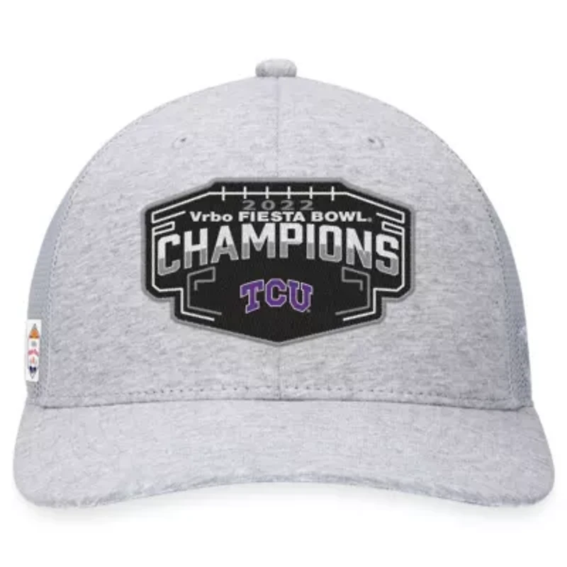 NCAA Heather TCU Horned Frogs NCAA Football Playoff 2022 Fiesta Bowl s Adjustable Hat