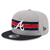 MLB Gray/Navy Atlanta Braves Band 9FIFTY Snapback Hat