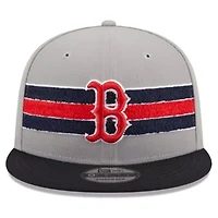 Boston Red Sox MLB Gray/Navy Boston Sox Band 9FIFTY Snapback Hat