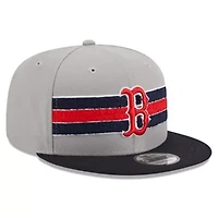Boston Red Sox MLB Gray/Navy Boston Sox Band 9FIFTY Snapback Hat