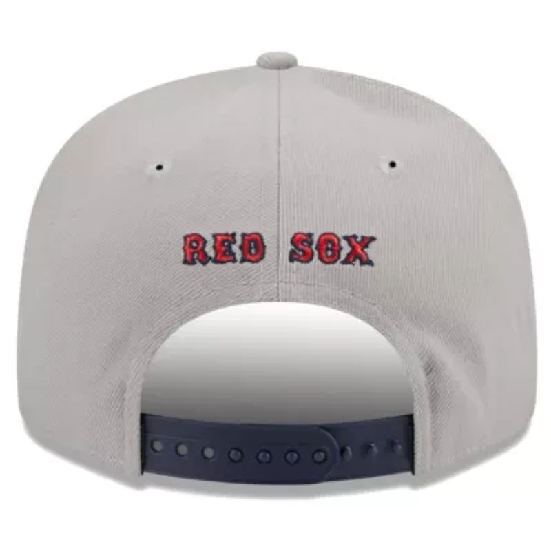 Boston Red Sox MLB Gray/Navy Boston Sox Band 9FIFTY Snapback Hat
