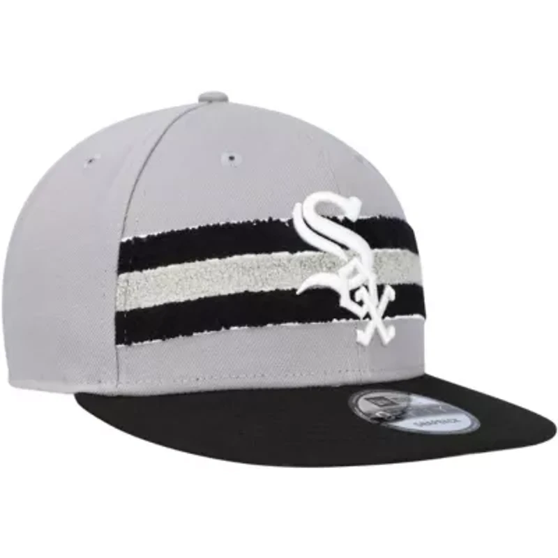 Chicago White Sox MLB Gray/Black Chicago Sox Band 9FIFTY Snapback Hat