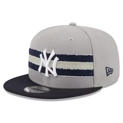 MLB Gray/Navy New York Yankees Band 9FIFTY Snapback Hat
