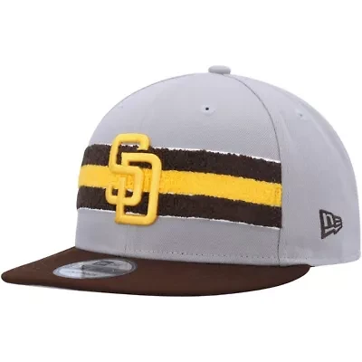 MLB Gray/Brown San Diego Padres Band 9FIFTY Snapback Hat