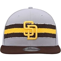 MLB Gray/Brown San Diego Padres Band 9FIFTY Snapback Hat