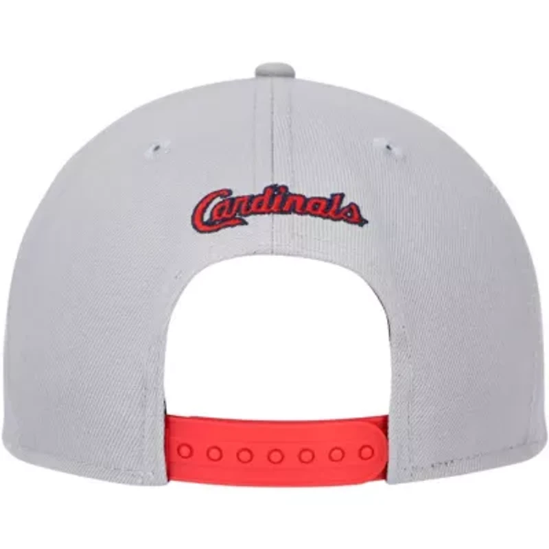 MLB Gray/Red St. Louis Cardinals Band 9FIFTY Snapback Hat