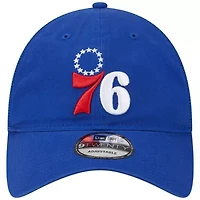 NBA Philadelphia 76ers Distinct Side Patch Trucker 9TWENTY Adjustable Hat