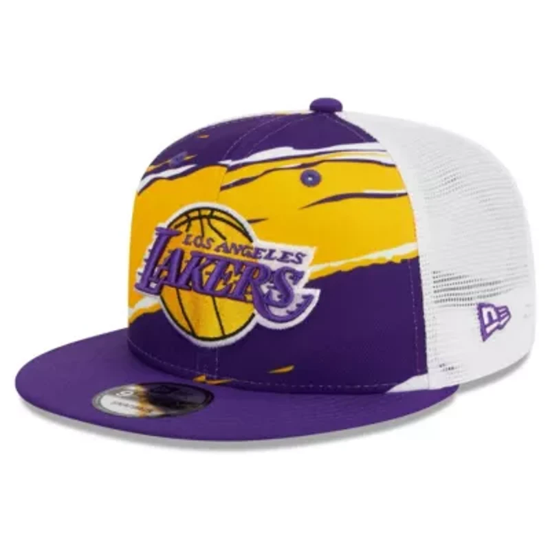 NBA Purple/White Los Angeles Lakers Tear Trucker 9FIFTY Adjustable Hat