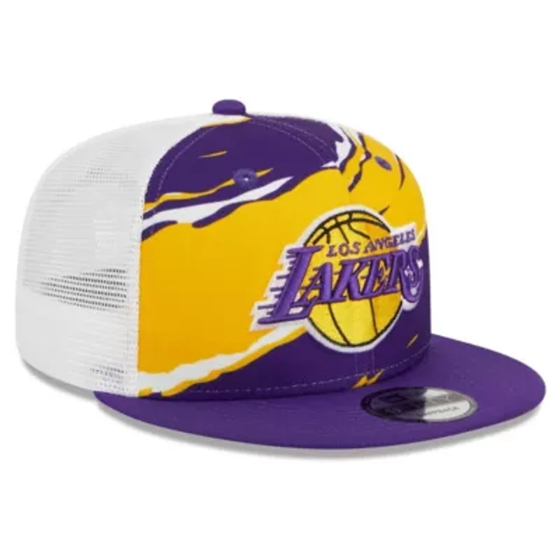 NBA Purple/White Los Angeles Lakers Tear Trucker 9FIFTY Adjustable Hat