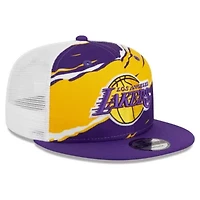 NBA Purple/White Los Angeles Lakers Tear Trucker 9FIFTY Adjustable Hat