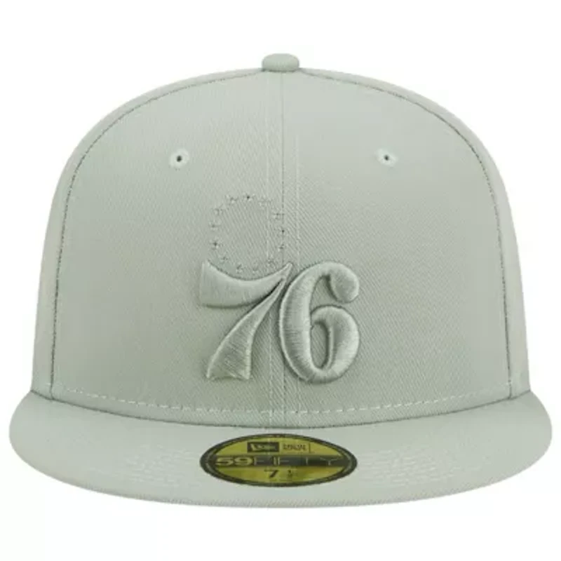 NBA Light Philadelphia 76ers Sage Color Pack 59FIFTY Fitted Hat
