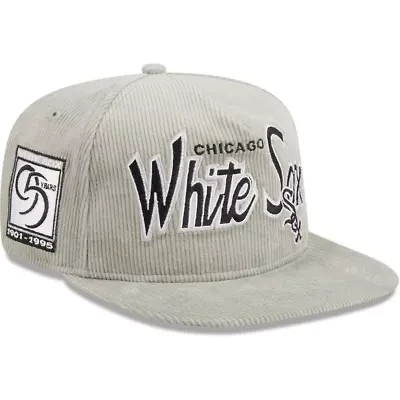 Chicago White Sox MLB Chicago Sox Corduroy Golfer Adjustable Hat