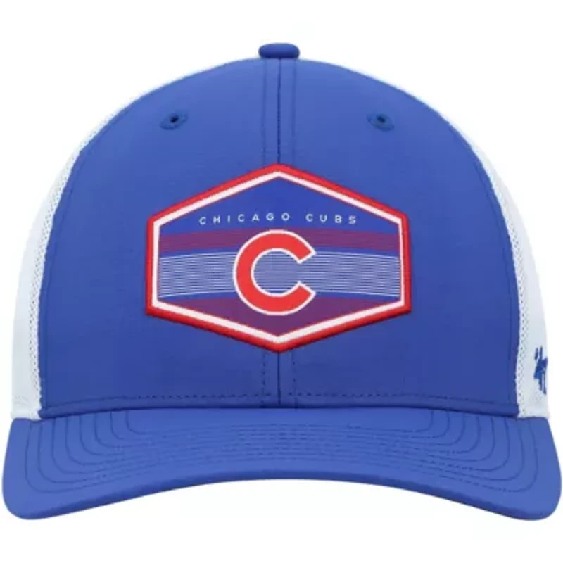 MLB Royal/White Chicago Cubs Burgess Trucker Snapback Hat
