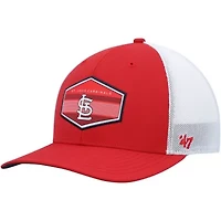 MLB Red/White St. Louis Cardinals Burgess Trucker Snapback Hat