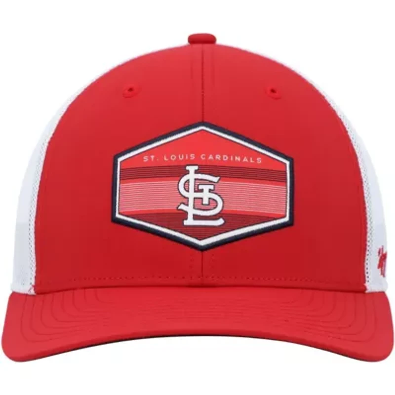 MLB Red/White St. Louis Cardinals Burgess Trucker Snapback Hat