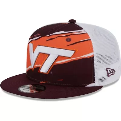 NCAA Virginia Tech Hokies Tear Trucker 9FIFTY Snapback Hat