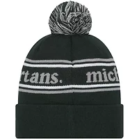 NCAA Michigan State Spartans Marquee Cuffed Knit Hat with Pom