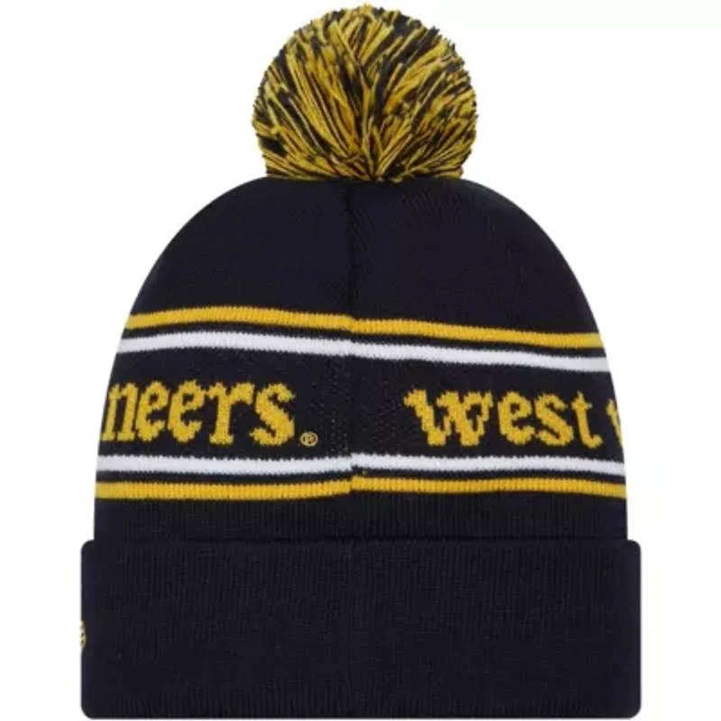 NCAA West Virginia Mountaineers Marquee Cuffed Knit Hat with Pom