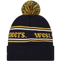 NCAA West Virginia Mountaineers Marquee Cuffed Knit Hat with Pom