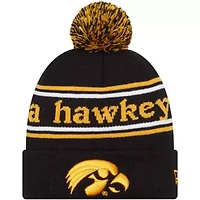 NCAA Iowa Hawkeyes Marquee Cuffed Knit Hat with Pom