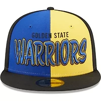 NBA Black/Royal Golden State Warriors Pop Front 59FIFTY Fitted Hat