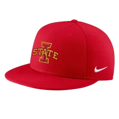 NCAA Nike Iowa State Cyclones Aero True Baseball Performance Fitted Hat