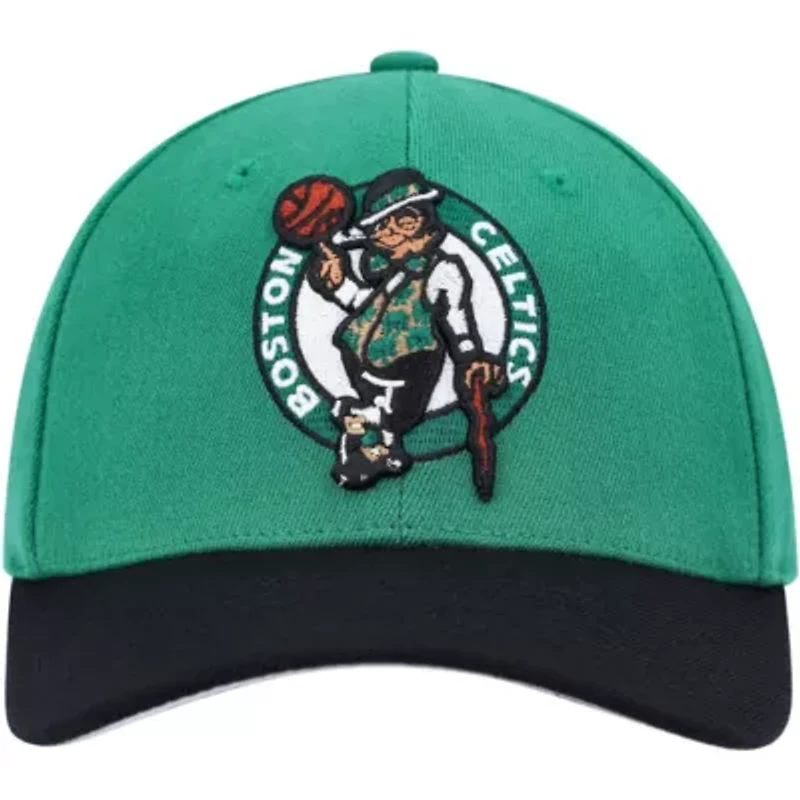 NBA Kelly Green/Black Boston Celtics MVP Team Two-Tone 2.0 Stretch-Snapback Hat