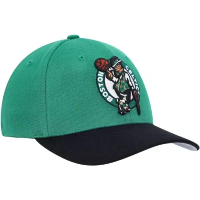 NBA Kelly Green/Black Boston Celtics MVP Team Two-Tone 2.0 Stretch-Snapback Hat