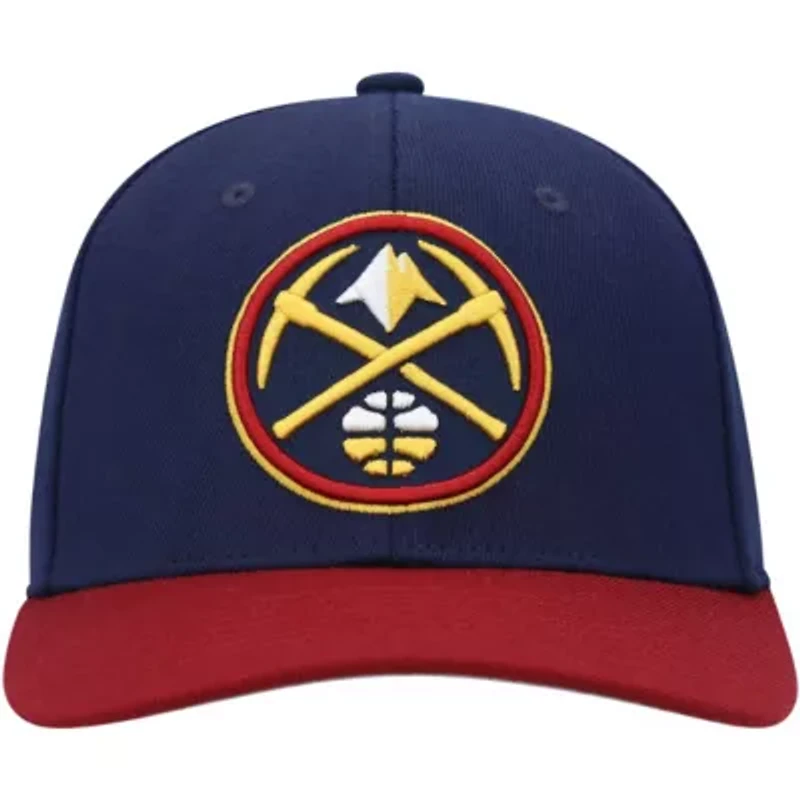 NBA Navy/Red Denver Nuggets MVP Team Two-Tone 2.0 Stretch-Snapback Hat