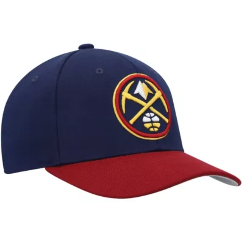 NBA Navy/Red Denver Nuggets MVP Team Two-Tone 2.0 Stretch-Snapback Hat