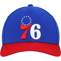 NBA Royal/Red Philadelphia 76ers MVP Team Two-Tone 2.0 Stretch-Snapback Hat