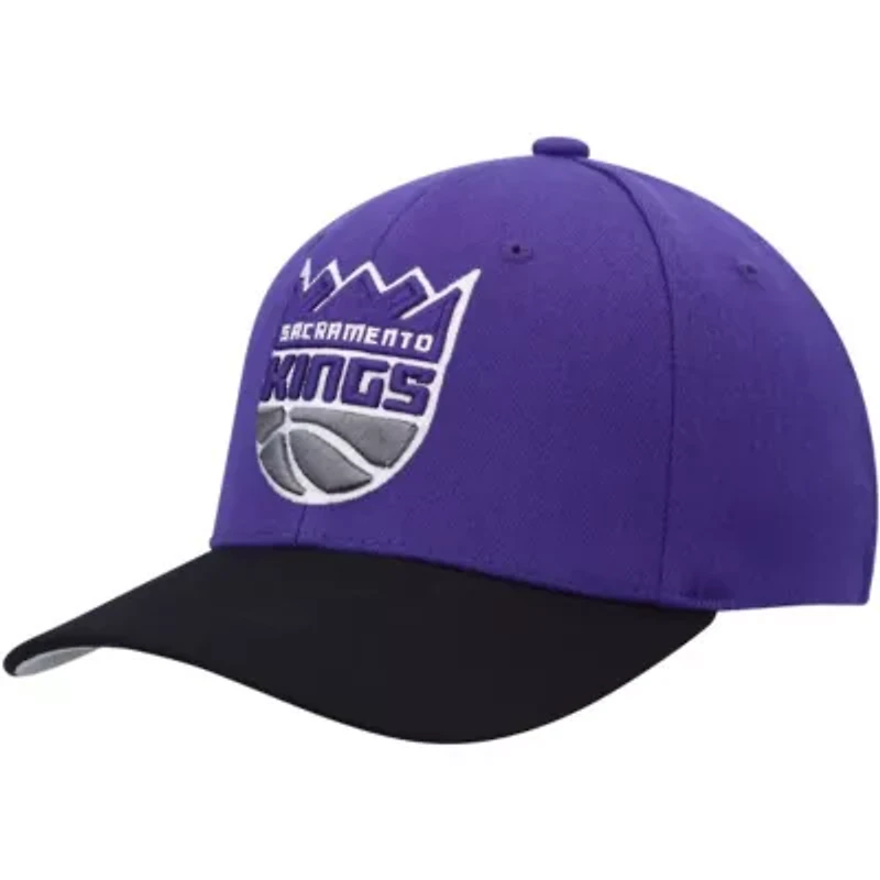 NBA Purple/Black Sacramento Kings MVP Team Two-Tone 2.0 Stretch-Snapback Hat