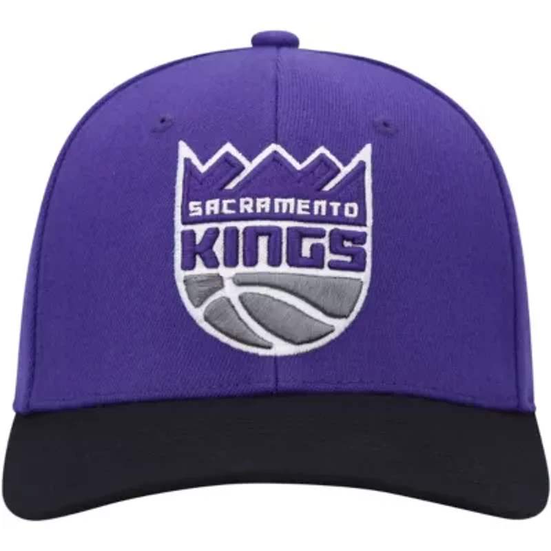 NBA Purple/Black Sacramento Kings MVP Team Two-Tone 2.0 Stretch-Snapback Hat